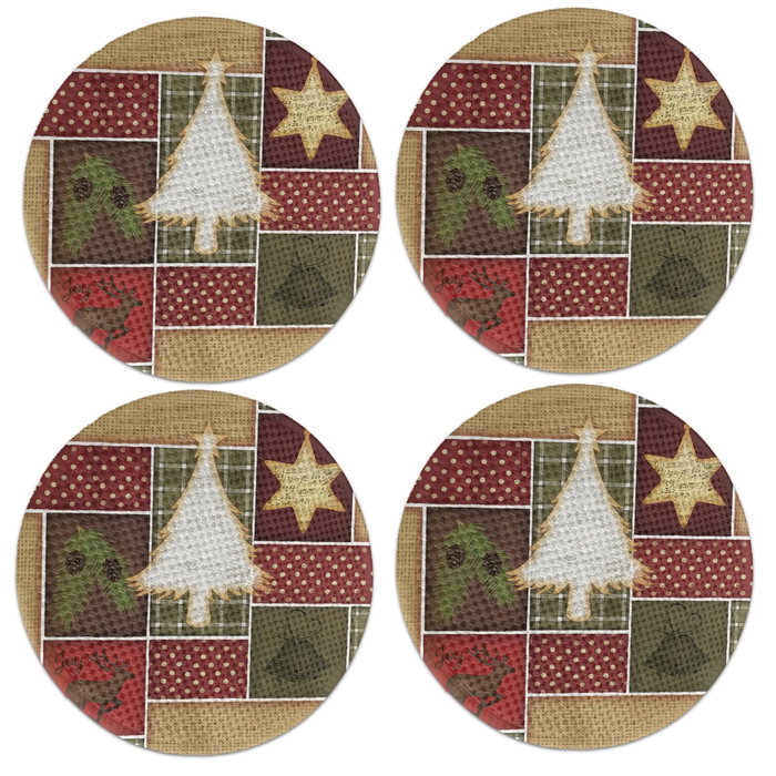 Hermia Salvamanteles Individuales Multicolor Pack de 4 Hermia Salvamanteles Individuales Multicolor Pack de 4
